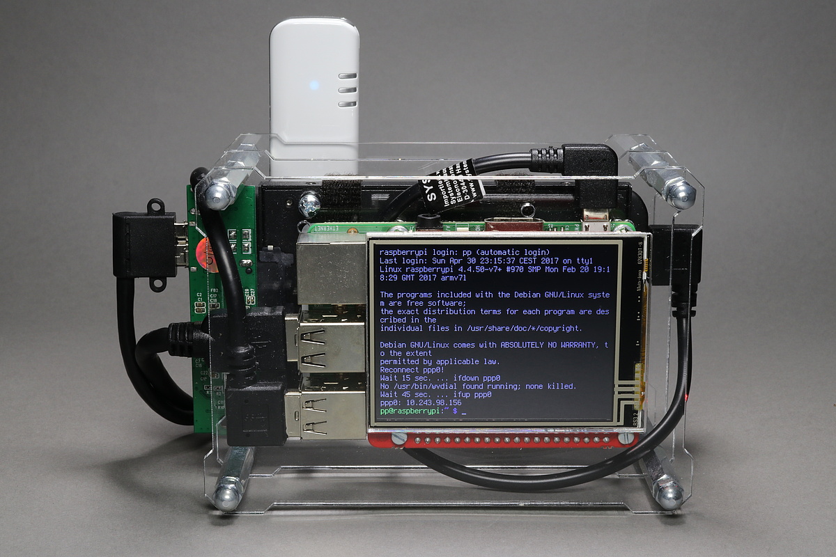  Raspberry  Pi  UMTS Mobil Project  OpenDisplayCase